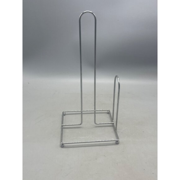 mainstays paper towel holder metal footed square bottom 12x6x6" READ - Picture 3 of 5